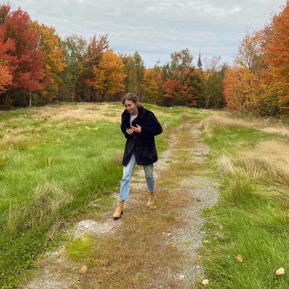 Faux Fur Midnight Black Cat Jacket - Picture 2 of 7